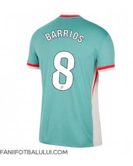 Atletico Madrid Pablo Barrios #8 Tricou Fotbal Replică 2024-25 Barbati Deplasare
